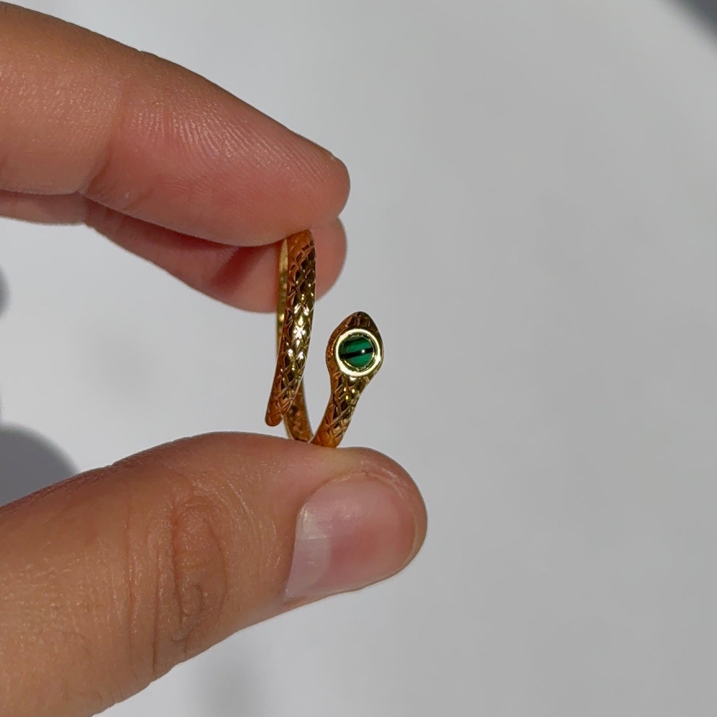 Serpentine Envy Ring