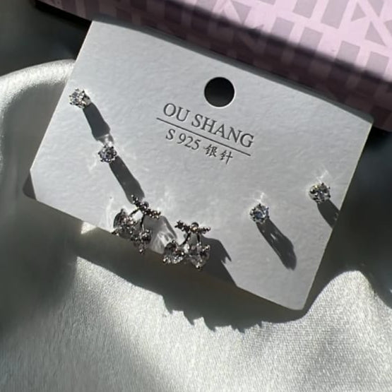 Cherry Bloom Earring Set